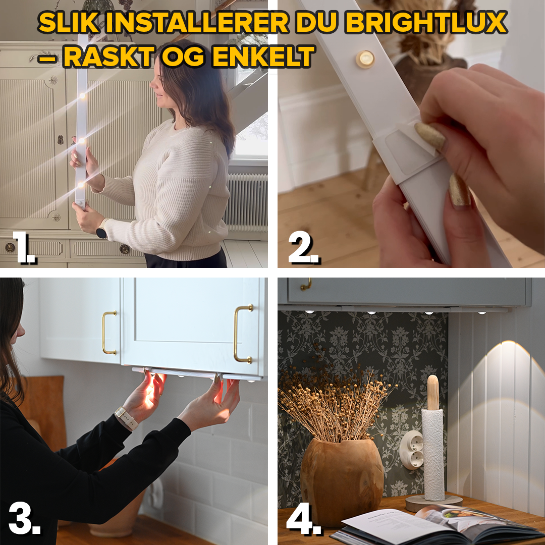 BrightLUX™ - Trådløs LED-lampe