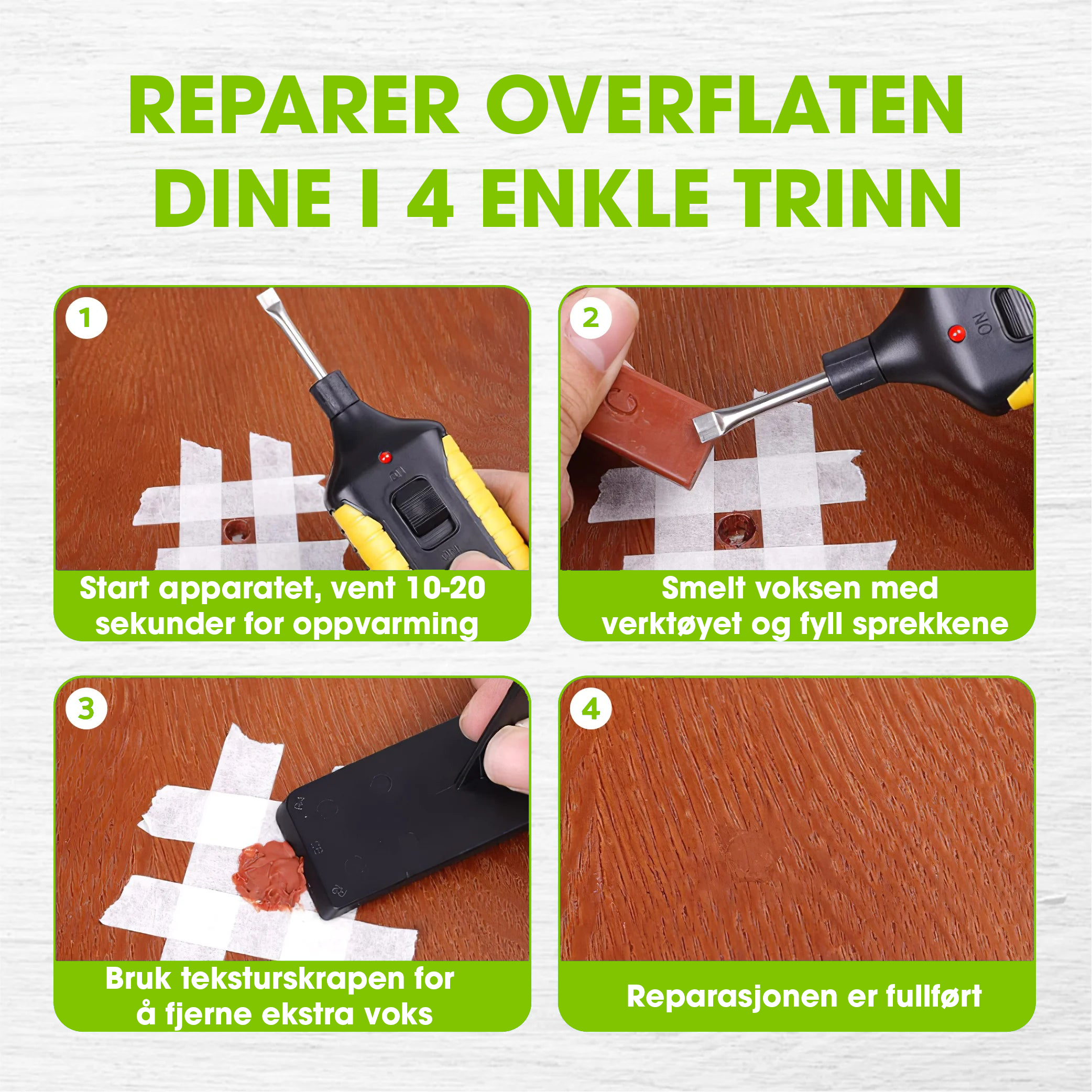 BlendyFix™ - Reparasjonssett for møbler, lister og gulv - NordKlover